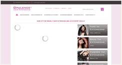 Desktop Screenshot of opulencehair.net