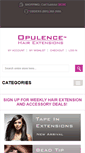Mobile Screenshot of opulencehair.net